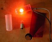 make a heating system with a 12v lamp - heizsystem mit 12v lampe.